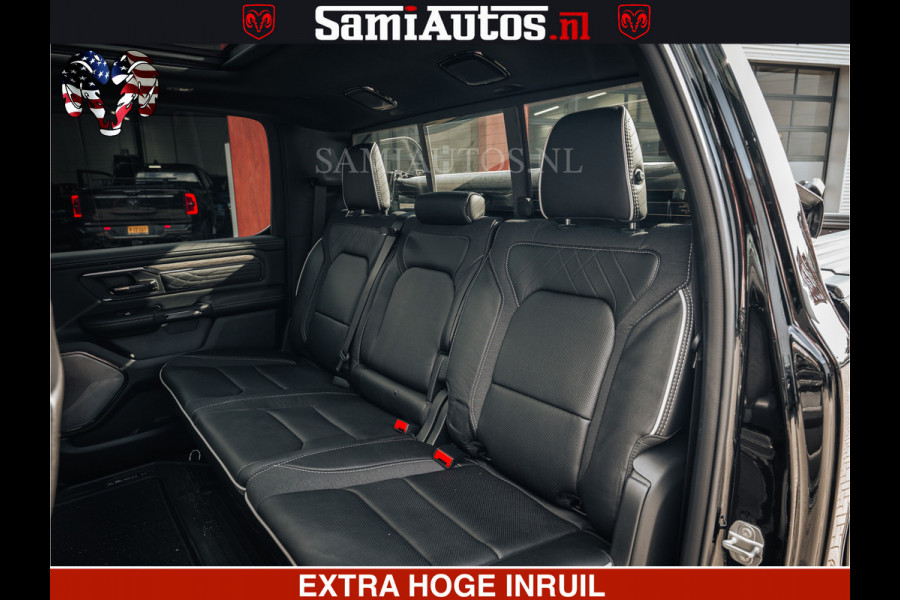 Dodge Ram HULK | Limited Night H.O 540HP 706Nm | Massage + Full Option | De Meest Luxe en Volle Pick-Up in zijn Klasse | Hulk Pack is meer Comfortabele Dubbele Cabine met Royale 5 Zitplaatsen | BPM vrij | Nu Leverbaar uit Voorraad | Voorraad Nr 2357 - 5182