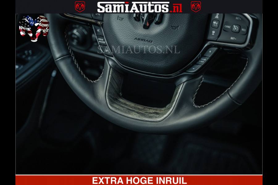 Dodge Ram HULK | Limited Night H.O 540HP 706Nm | Massage + Full Option | De Meest Luxe en Volle Pick-Up in zijn Klasse | Hulk Pack is meer Comfortabele Dubbele Cabine met Royale 5 Zitplaatsen | BPM vrij | Nu Leverbaar uit Voorraad | Voorraad Nr 2357 - 5182