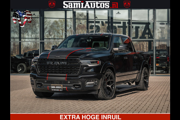 Dodge Ram HULK | Limited Night H.O 540HP 706Nm | Massage + Full Option | De Meest Luxe en Volle Pick-Up in zijn Klasse | Hulk Pack is meer Comfortabele Dubbele Cabine met Royale 5 Zitplaatsen | BPM vrij | Nu Leverbaar uit Voorraad | Voorraad Nr 2357 - 5182
