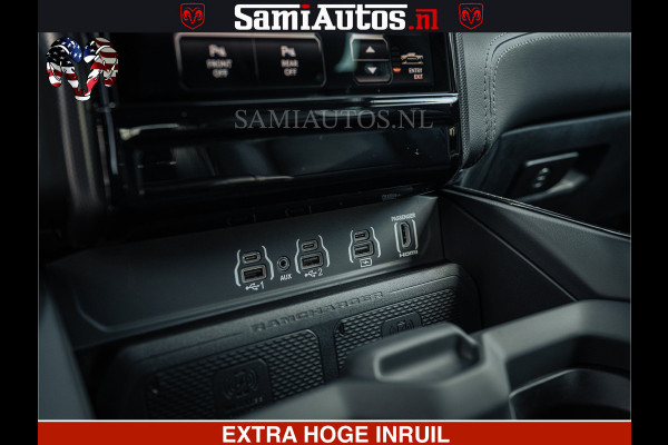 Dodge Ram HULK | Limited Night H.O 540HP 706Nm | Massage + Full Option | De Meest Luxe en Volle Pick-Up in zijn Klasse | Hulk Pack is meer Comfortabele Dubbele Cabine met Royale 5 Zitplaatsen | BPM vrij | Nu Leverbaar uit Voorraad | Voorraad Nr 2357 - 5182