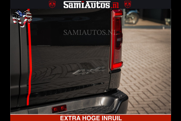 Dodge Ram HULK | Limited Night H.O 540HP 706Nm | Massage + Full Option | De Meest Luxe en Volle Pick-Up in zijn Klasse | Hulk Pack is meer Comfortabele Dubbele Cabine met Royale 5 Zitplaatsen | BPM vrij | Nu Leverbaar uit Voorraad | Voorraad Nr 2357 - 5182