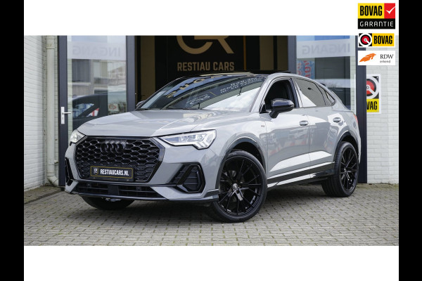 Audi Q3 Sportback 35 TFSI 3x S-Line Black Optik AUTOMAAT-CAMERA-CARPLAY-DRIVE SELECT-ELEKTRISCHE STOELEN-KEYLESS-MATRIX-PANORAMA