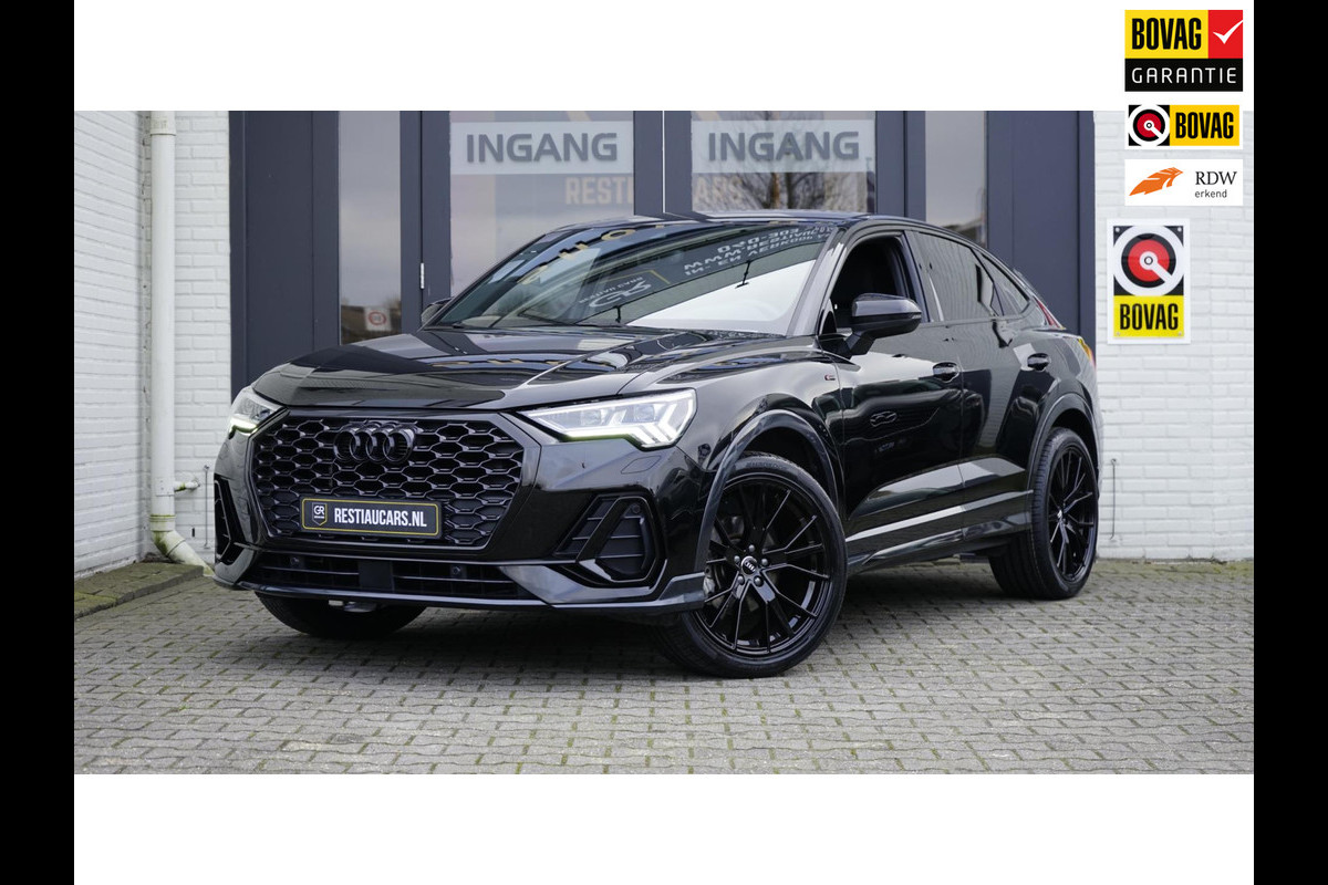 Audi Q3 Sportback 35 TFSI 3x S-Line BLACK OPTIK AUTOMAAT-AUDI SOUND-CAMERA-CARPLAY-KEYLESS-MATRIX-NAVIGATIE