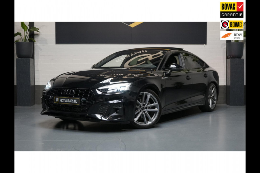 Audi A5 Sportback 35 TFSI 3x S-Line Black Optik AUTOMAAT-ACC-ALCANTARA-AUDI SOUND-CAMERA-KEYLESS-MATRIX-PANORAMA-