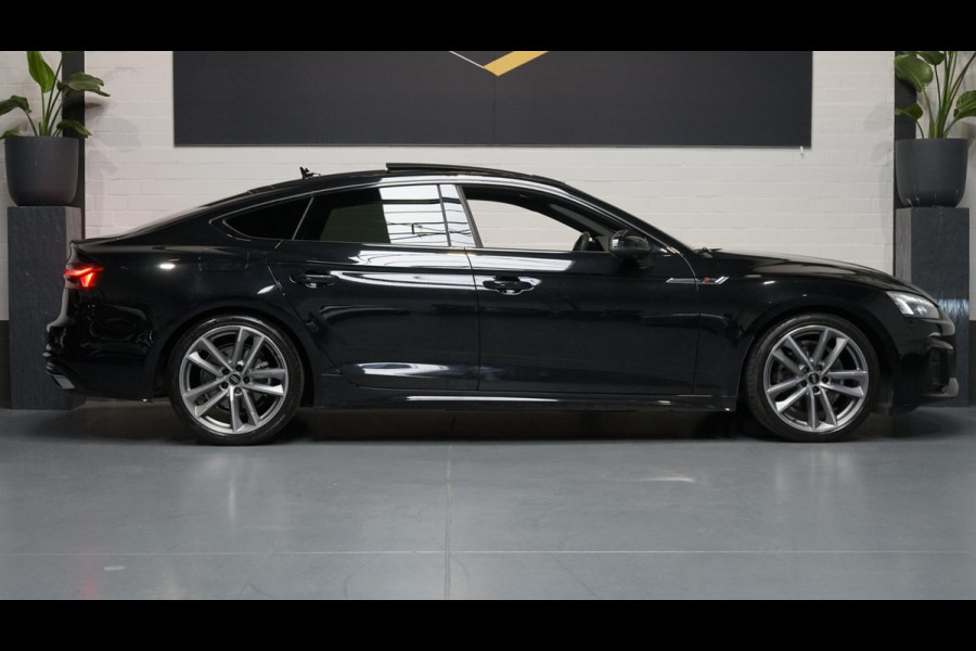Audi A5 Sportback 35 TFSI 3x S-Line Black Optik AUTOMAAT-ACC-ALCANTARA-AUDI SOUND-CAMERA-KEYLESS-MATRIX-PANORAMA-