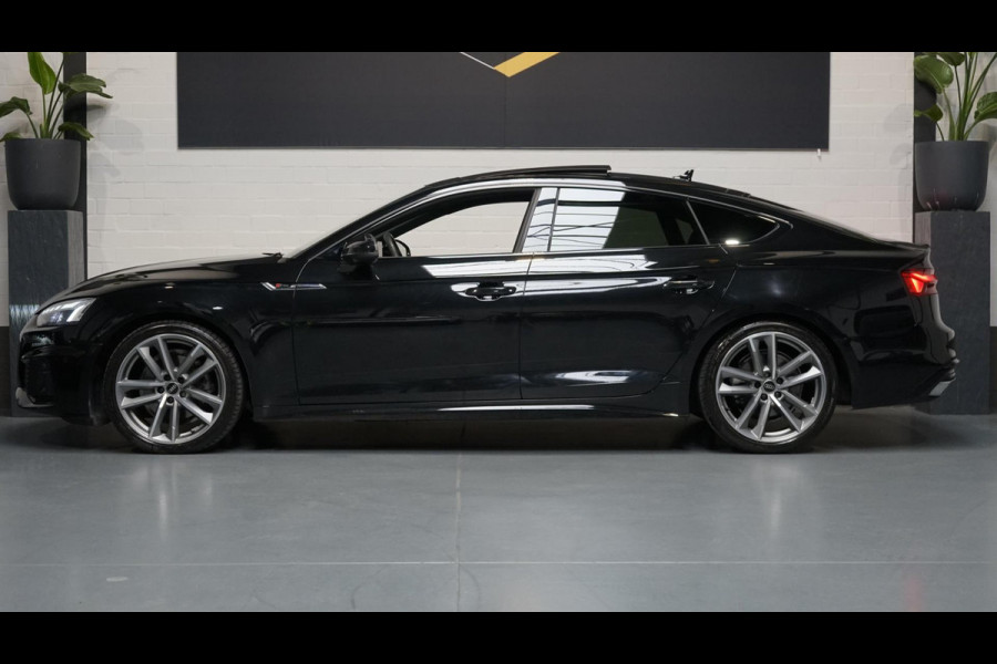 Audi A5 Sportback 35 TFSI 3x S-Line Black Optik AUTOMAAT-ACC-ALCANTARA-AUDI SOUND-CAMERA-KEYLESS-MATRIX-PANORAMA-