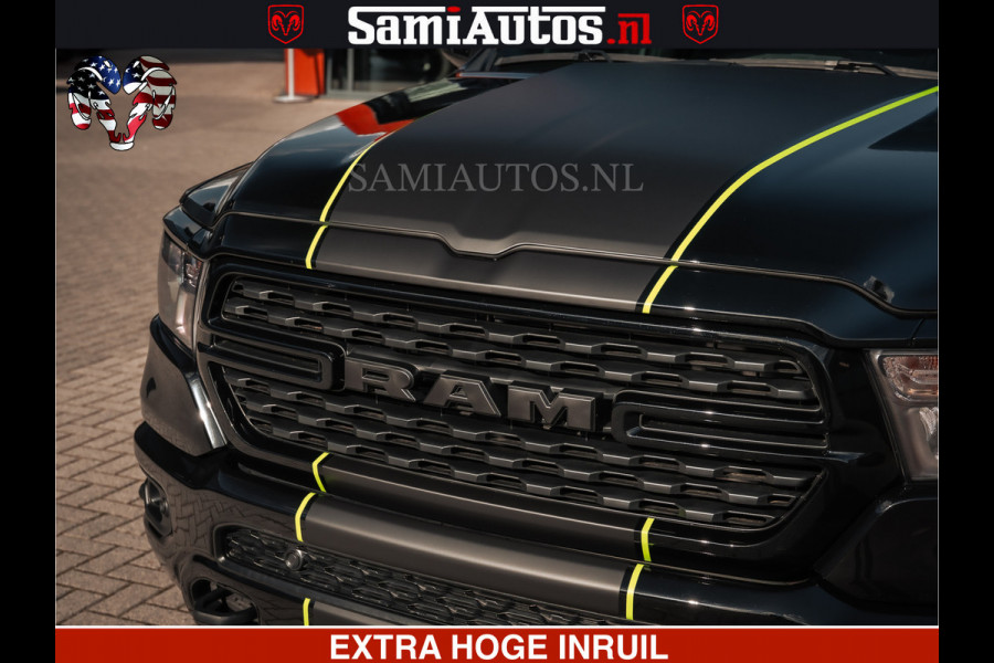 Dodge Ram SPORT | 5.7 V8 4x4 HEMI | PANORAMA DAK | GROOTSCHEM 12 INCH | LPG | Diamond Black Pearl | CREW CAB | DUBBELE CABINE | 5 PERSOONS | DC | VOORRAAD NR 2554 - 6048