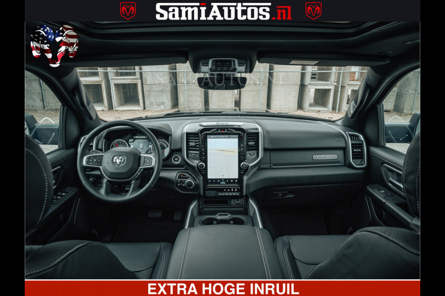Dodge Ram SPORT | 5.7 V8 4x4 HEMI | PANORAMA DAK | GROOTSCHEM 12 INCH | LPG | Diamond Black Pearl | CREW CAB | DUBBELE CABINE | 5 PERSOONS | DC | VOORRAAD NR 2554 - 6048