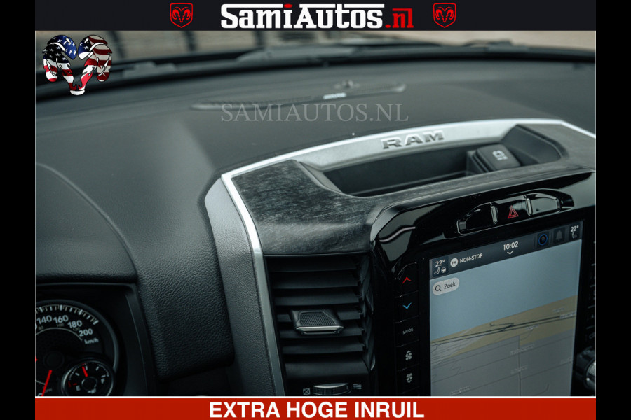 Dodge Ram SPORT | 5.7 V8 4x4 HEMI | PANORAMA DAK | GROOTSCHEM 12 INCH | LPG | Diamond Black Pearl | CREW CAB | DUBBELE CABINE | 5 PERSOONS | DC | VOORRAAD NR 2554 - 6048