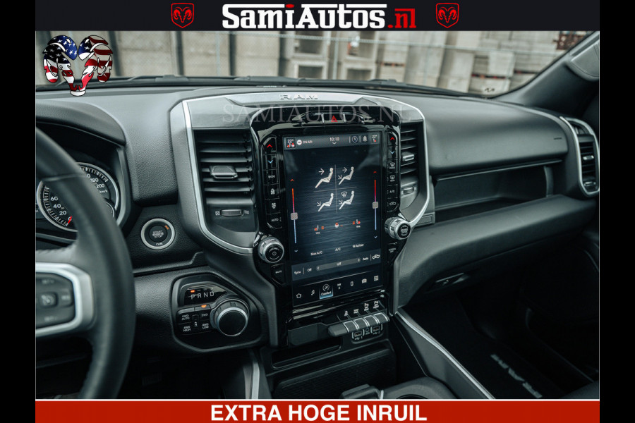 Dodge Ram SPORT | 5.7 V8 4x4 HEMI | PANORAMA DAK | GROOTSCHEM 12 INCH | LPG | Diamond Black Pearl | CREW CAB | DUBBELE CABINE | 5 PERSOONS | DC | VOORRAAD NR 2554 - 6048