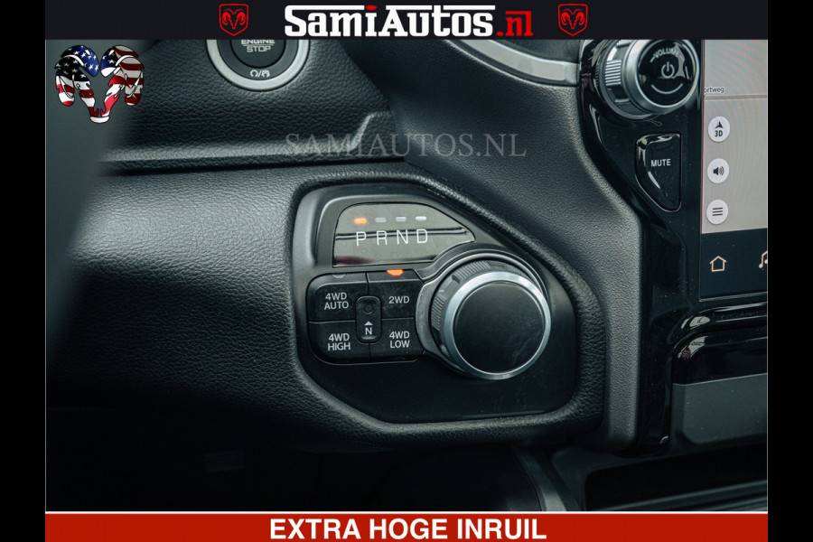 Dodge Ram SPORT | 5.7 V8 4x4 HEMI | PANORAMA DAK | GROOTSCHEM 12 INCH | LPG | Diamond Black Pearl | CREW CAB | DUBBELE CABINE | 5 PERSOONS | DC | VOORRAAD NR 2554 - 6048