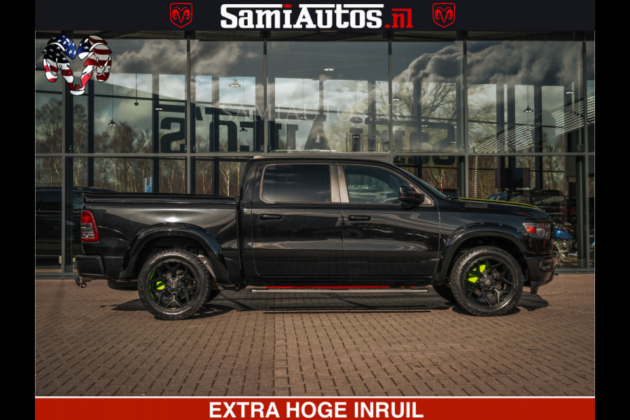 Dodge Ram SPORT | 5.7 V8 4x4 HEMI | PANORAMA DAK | GROOTSCHEM 12 INCH | LPG | Diamond Black Pearl | CREW CAB | DUBBELE CABINE | 5 PERSOONS | DC | VOORRAAD NR 2554 - 6048