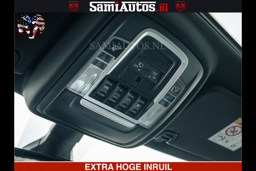 Dodge Ram SPORT | 5.7 V8 4x4 HEMI | PANORAMA DAK | GROOTSCHEM 12 INCH | LPG | Diamond Black Pearl | CREW CAB | DUBBELE CABINE | 5 PERSOONS | DC | VOORRAAD NR 2554 - 6048