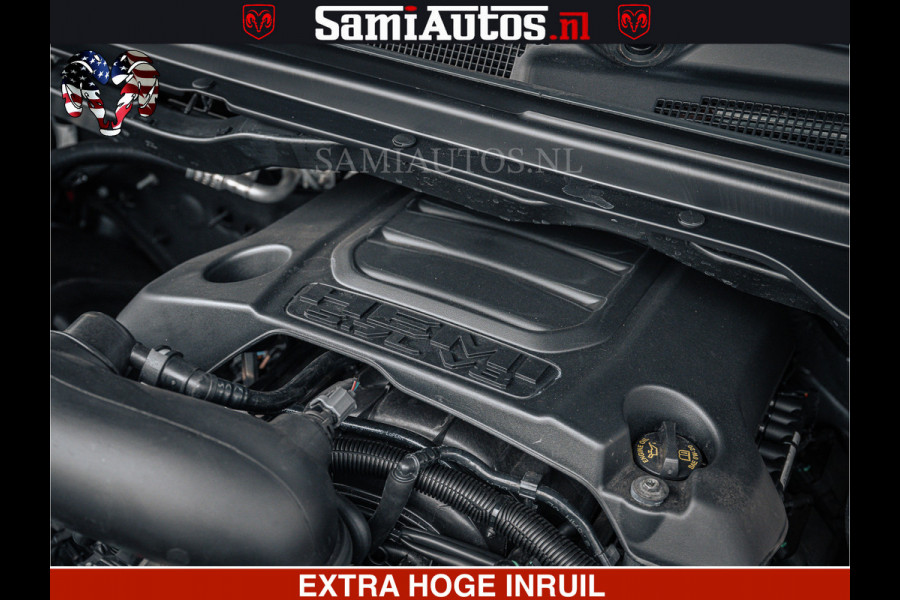 Dodge Ram SPORT | 5.7 V8 4x4 HEMI | PANORAMA DAK | GROOTSCHEM 12 INCH | LPG | Diamond Black Pearl | CREW CAB | DUBBELE CABINE | 5 PERSOONS | DC | VOORRAAD NR 2554 - 6048
