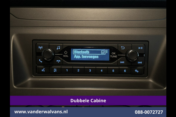 Ford Transit Custom 2.0 TDCI 131pk L2H1 Dubbele Cabine Euro6 Airco | 6-Zits | LED | Cruisecontrol | Verwarmde voorruit Parkeersensoren, Dakdragers, 2800kg trekvermogen