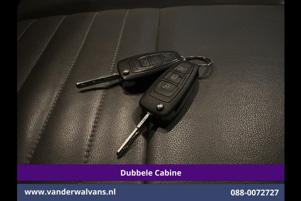 Ford Transit Custom 2.0 TDCI 131pk Automaat L2H1 Dubbele Cabine Euro6 Airco | 2x zijdeur | 5-Zits | Camera | Apple Carplay | LED Android Auto, Cruisecontrol, Trekhaak, Parkeersensoren, LM velgen, Leder, Stoelverwarming, Verwarmde voorruit, Sidebars, Dakdragers, Elektrisch verstelbare bestuurdersstoel