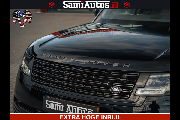Land Rover Range Rover P550e 551 PK GARANTIE TOT 14-03-2029 | ACHTERAS BESTURING | SOFT CLOSE | HEAD-UP | FACELIFT MODEL | 23 INCH VELGEN | PANORAMADAK | STUURVERWARMING | STOEL KOELING | Incl btw | Fabrieksgarantie tot 14-03-2029 – Geniet van gemoedsrust met uitgebreide dekking tot deze datum.