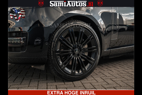 Land Rover Range Rover P550e 551 PK GARANTIE TOT 14-03-2029 | ACHTERAS BESTURING | SOFT CLOSE | HEAD-UP | FACELIFT MODEL | 23 INCH VELGEN | PANORAMADAK | STUURVERWARMING | STOEL KOELING | Incl btw | Fabrieksgarantie tot 14-03-2029 – Geniet van gemoedsrust met uitgebreide dekking tot deze datum.