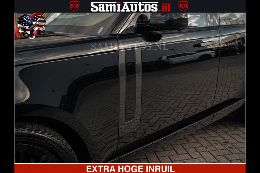 Land Rover Range Rover P550e 551 PK GARANTIE TOT 14-03-2029 | ACHTERAS BESTURING | SOFT CLOSE | HEAD-UP | FACELIFT MODEL | 23 INCH VELGEN | PANORAMADAK | STUURVERWARMING | STOEL KOELING | Incl btw | Fabrieksgarantie tot 14-03-2029 – Geniet van gemoedsrust met uitgebreide dekking tot deze datum.