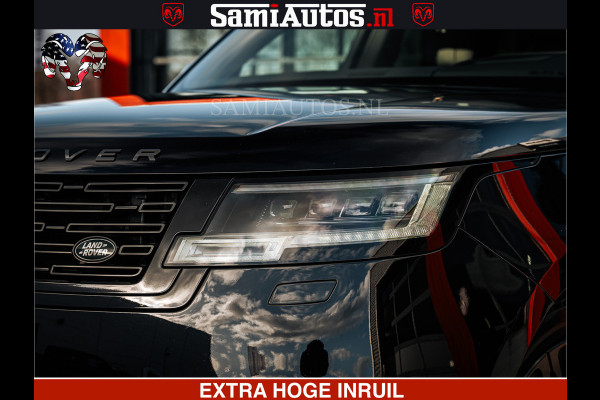 Land Rover Range Rover P550e 551 PK GARANTIE TOT 14-03-2029 | ACHTERAS BESTURING | SOFT CLOSE | HEAD-UP | FACELIFT MODEL | 23 INCH VELGEN | PANORAMADAK | STUURVERWARMING | STOEL KOELING | Incl btw | Fabrieksgarantie tot 14-03-2029 – Geniet van gemoedsrust met uitgebreide dekking tot deze datum.