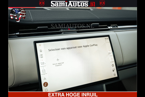 Land Rover Range Rover P550e 551 PK GARANTIE TOT 14-03-2029 | ACHTERAS BESTURING | SOFT CLOSE | HEAD-UP | FACELIFT MODEL | 23 INCH VELGEN | PANORAMADAK | STUURVERWARMING | STOEL KOELING | Incl btw | Fabrieksgarantie tot 14-03-2029 – Geniet van gemoedsrust met uitgebreide dekking tot deze datum.