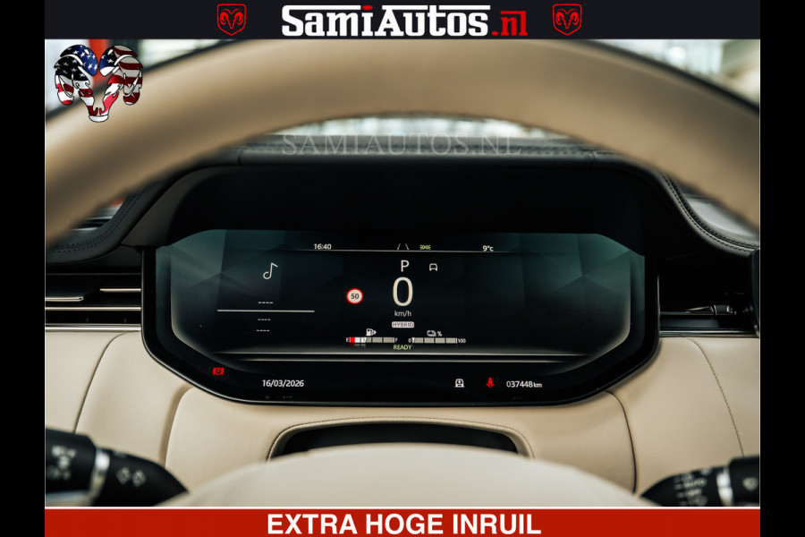 Land Rover Range Rover P550e 551 PK GARANTIE TOT 14-03-2029 | ACHTERAS BESTURING | SOFT CLOSE | HEAD-UP | FACELIFT MODEL | 23 INCH VELGEN | PANORAMADAK | STUURVERWARMING | STOEL KOELING | Incl btw | Fabrieksgarantie tot 14-03-2029 – Geniet van gemoedsrust met uitgebreide dekking tot deze datum.