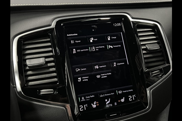 Volvo XC90 2.0 T8 Plug-in hybrid AWD Ultra Dark Luchtvering | Trekhaak | Bowers & Wilkins | Adapt. cruise | Open dak | 360 camera | Head-up | Memory | Stuur-/stoelverwarming