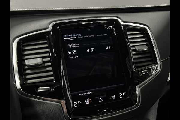 Volvo XC90 2.0 T8 Plug-in hybrid AWD Ultra Dark Luchtvering | Trekhaak | Bowers & Wilkins | Adapt. cruise | Open dak | 360 camera | Head-up | Memory | Stuur-/stoelverwarming