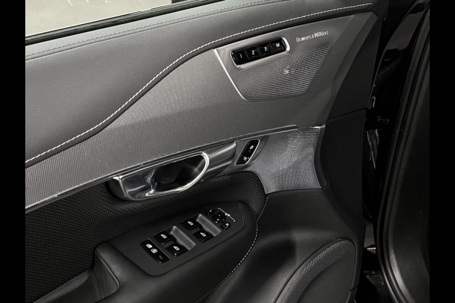 Volvo XC90 2.0 T8 Plug-in hybrid AWD Ultra Dark Luchtvering | Trekhaak | Bowers & Wilkins | Adapt. cruise | Open dak | 360 camera | Head-up | Memory | Stuur-/stoelverwarming