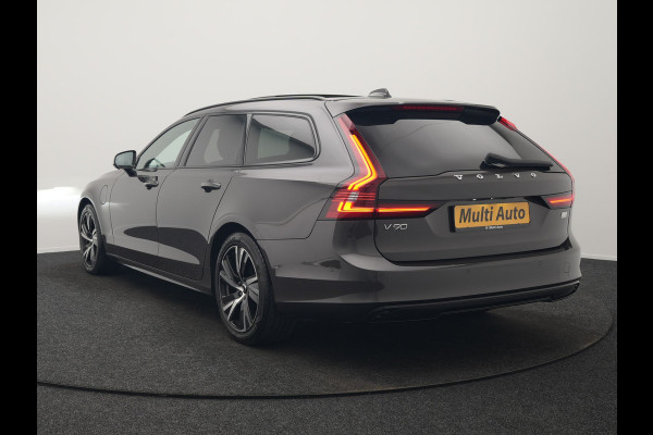 Volvo V90 T6 AWD Ultimate Dark PHEV 350pk Dealer O.H. | Panodak | Head Up | 360 Camera | Adaptive Cruise | Harman / Kardon | Lederen Sportstoelen Memory & Ventilatie | Keyless | Stoelen & Stuur Verwarmd | Apple Carplay | Virtual | DAB | Plug In Hybrid