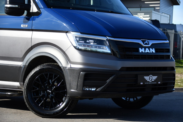 MAN TGE 3.180 35 2.0 L3H2 4x4 DC Cruise, Camera, Carplay, LED, Voorruit verwarming, Multimedia, 177pk, Automaat, Uniek!