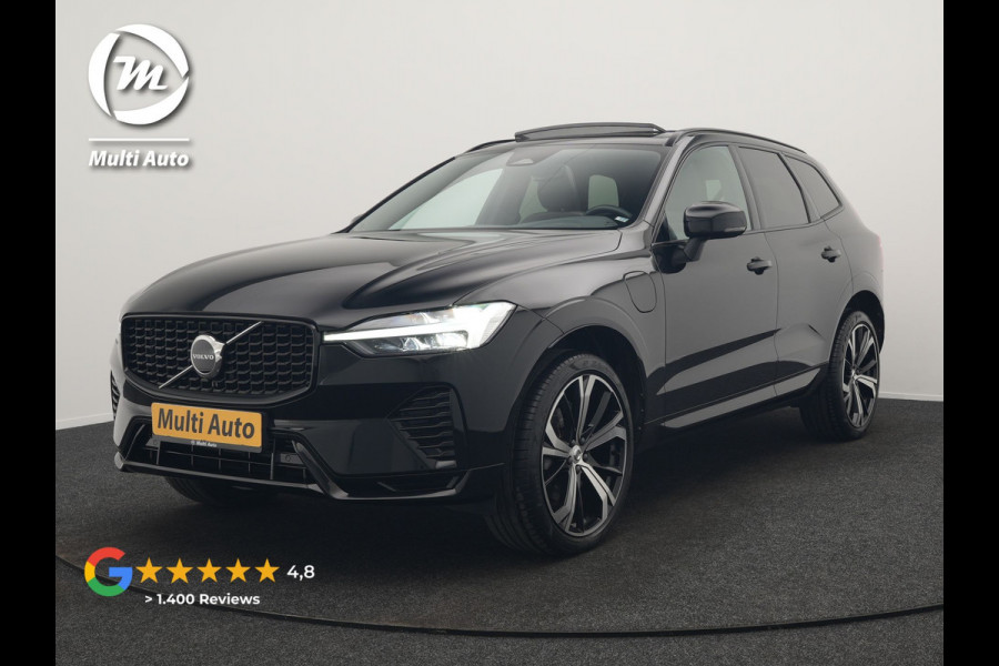 Volvo XC60 T6 AWD Plus Dark PHEV 350pk Dealer O.H. | Panodak | Camera | Harman / Kardon | Lederen Sportstoelen Memory & Verwarmd | 21"L.M | Keyless | Google Assistent | Apple Carplay | Stuur Verwarmd | DAB | Plug In Hybrid |