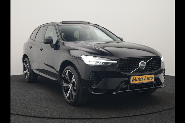 Volvo XC60 T6 AWD Plus Dark PHEV 350pk Dealer O.H. | Panodak | Camera | Harman / Kardon | Lederen Sportstoelen Memory & Verwarmd | 21"L.M | Keyless | Google Assistent | Apple Carplay | Stuur Verwarmd | DAB | Plug In Hybrid |