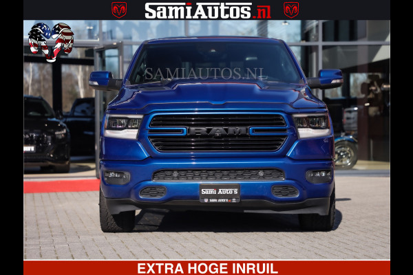 Dodge Ram SPORT EDITION | BOM VOL | LUCHTVERING | ADAPTIVE CRUISE | PANO DAK | 360 CAMERA | EN VEEL MEER | ROYALE 5 ZIT PLAATSEN | DUBBEL CABINE | DC |