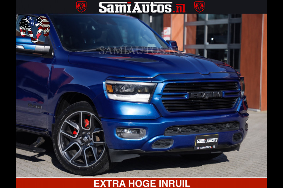 Dodge Ram SPORT EDITION | BOM VOL | LUCHTVERING | ADAPTIVE CRUISE | PANO DAK | 360 CAMERA | EN VEEL MEER | ROYALE 5 ZIT PLAATSEN | DUBBEL CABINE | DC |