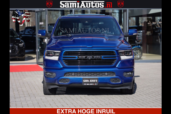 Dodge Ram SPORT EDITION | BOM VOL | LUCHTVERING | ADAPTIVE CRUISE | PANO DAK | 360 CAMERA | EN VEEL MEER | ROYALE 5 ZIT PLAATSEN | DUBBEL CABINE | DC |