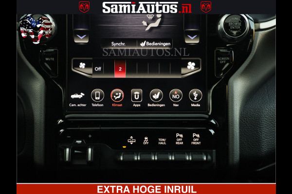 Dodge Ram SPORT EDITION | BOM VOL | LUCHTVERING | ADAPTIVE CRUISE | PANO DAK | 360 CAMERA | EN VEEL MEER | ROYALE 5 ZIT PLAATSEN | DUBBEL CABINE | DC |