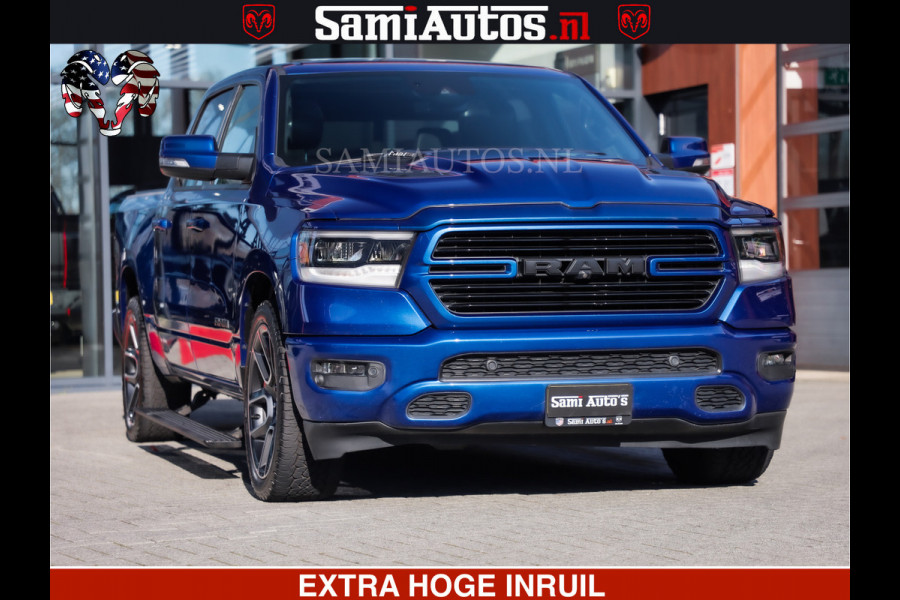 Dodge Ram SPORT EDITION | BOM VOL | LUCHTVERING | ADAPTIVE CRUISE | PANO DAK | 360 CAMERA | EN VEEL MEER | ROYALE 5 ZIT PLAATSEN | DUBBEL CABINE | DC |