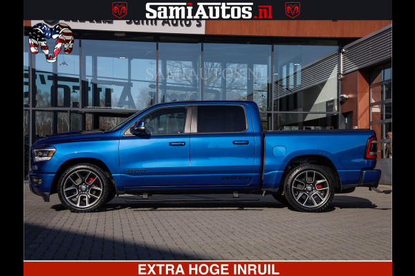 Dodge Ram SPORT EDITION | BOM VOL | LUCHTVERING | ADAPTIVE CRUISE | PANO DAK | 360 CAMERA | EN VEEL MEER | ROYALE 5 ZIT PLAATSEN | DUBBEL CABINE | DC |