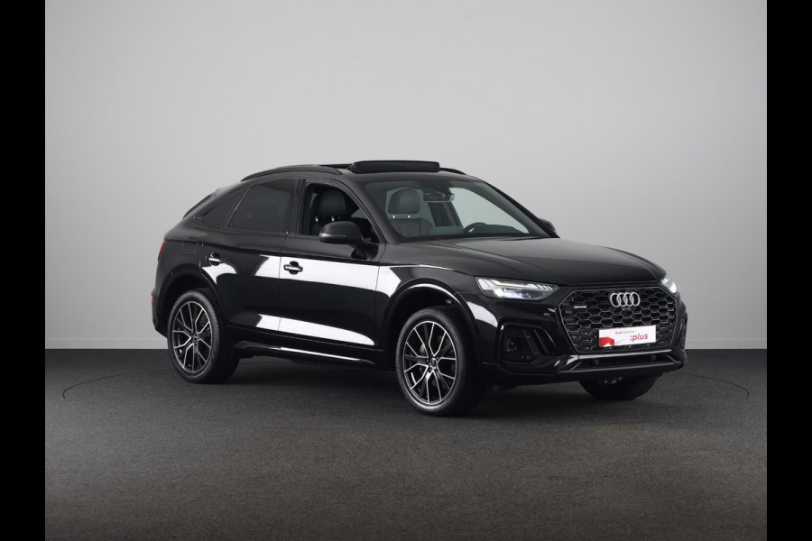 Audi Q5 Sportback 50 TFSI e S edition 299pk | SOH 97% | Panoramadak | Trekhaak | Verwarmbare voorstoelen | Adpatieve cruise controle | Matrix koplampen | Navigatie