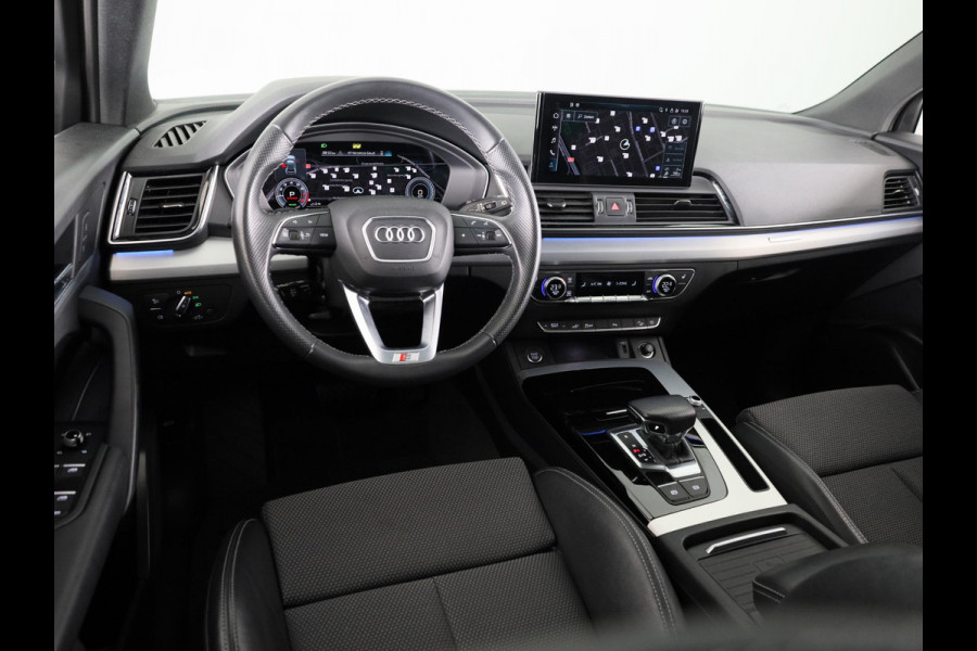 Audi Q5 Sportback 50 TFSI e S edition 299pk | SOH 97% | Panoramadak | Trekhaak | Verwarmbare voorstoelen | Adpatieve cruise controle | Matrix koplampen | Navigatie