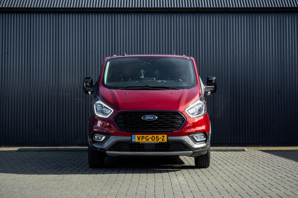 Ford Transit Custom 2.0 TDCI L2H1 | 170PK | Trail | DC 5-Persoons | Camera | Carplay | Lederen interieur