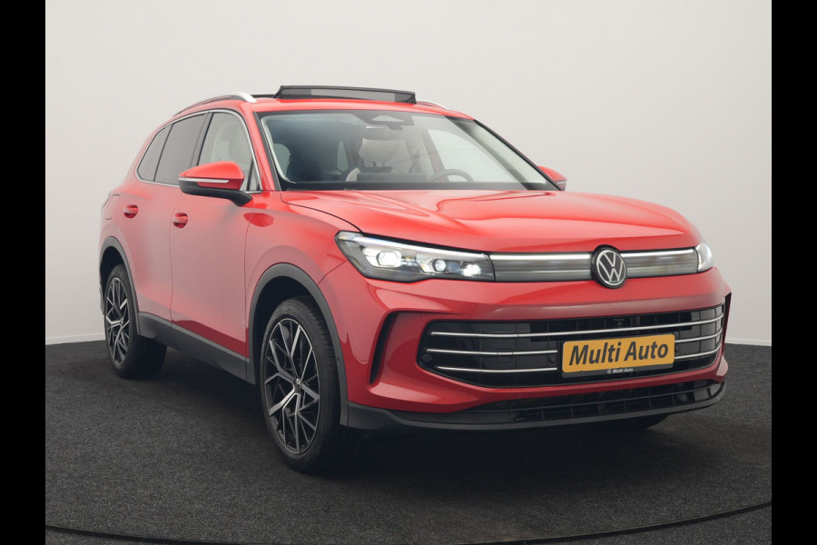 Volkswagen Tiguan 1.5 eHybrid Elegance 204pk Plug In Hybrid | Panodak | Trekhaak af Fabriek | Adaptive Cruise | Head Up | 360 Camera | Alcantara Sportstoelen Massage | 20"L.M | IQ Light | Keyless |