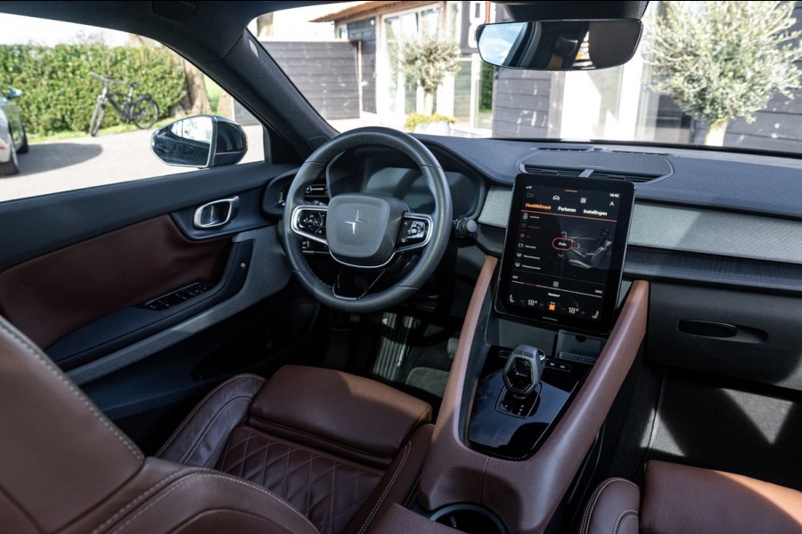 Polestar 2 Long Range Dual Motor Launch Edition 78kWh SOH 92% I BTW I 360 Camera I Luxe leder I Panoramadak I Performance Pack