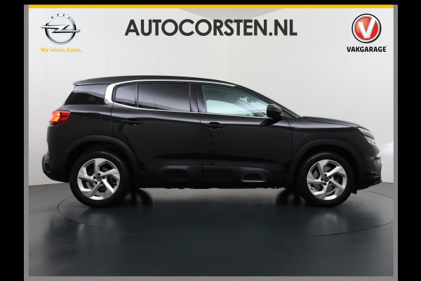 Citroën C5 Aircross 1.6T Plug-in Hybrid 225PK Automaat Trekhaak 360°Camera Apple Carplay Android Auto Navi Ecc Cruise Control Pdc Feel Led Lmv 18" DAB+ Isofix Privacy Glas Bluetooth 1.300KG Trekgewicht