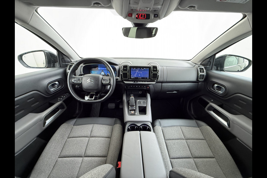 Citroën C5 Aircross 1.6T Plug-in Hybrid 225PK Automaat Trekhaak 360°Camera Apple Carplay Android Auto Navi Ecc Cruise Control Pdc Feel Led Lmv 18" DAB+ Isofix Privacy Glas Bluetooth 1.300KG Trekgewicht