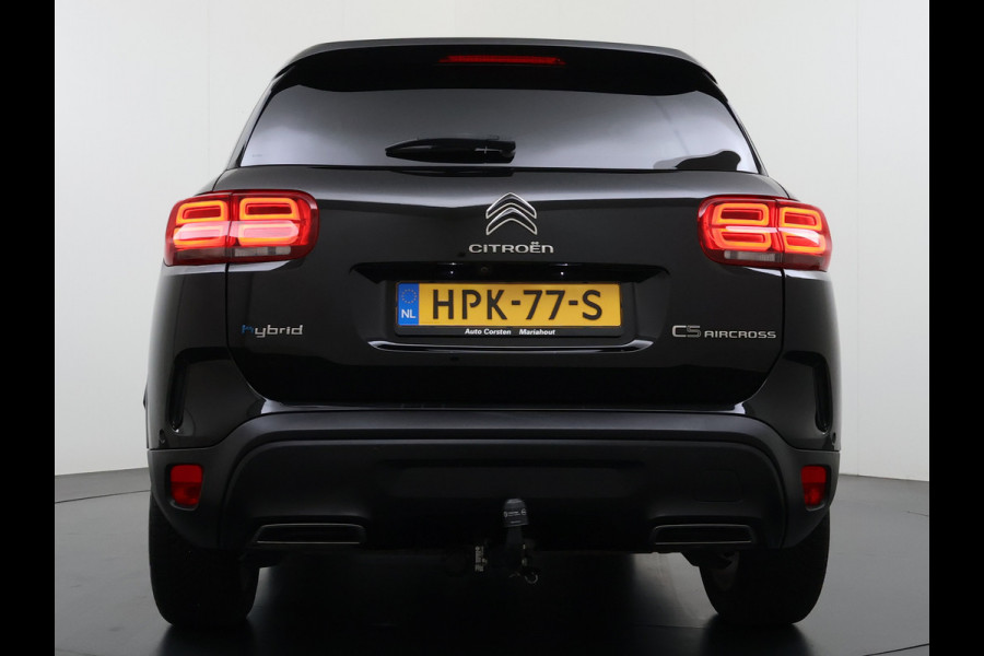 Citroën C5 Aircross 1.6T Plug-in Hybrid 225PK Automaat Trekhaak 360°Camera Apple Carplay Android Auto Navi Ecc Cruise Control Pdc Feel Led Lmv 18" DAB+ Isofix Privacy Glas Bluetooth 1.300KG Trekgewicht