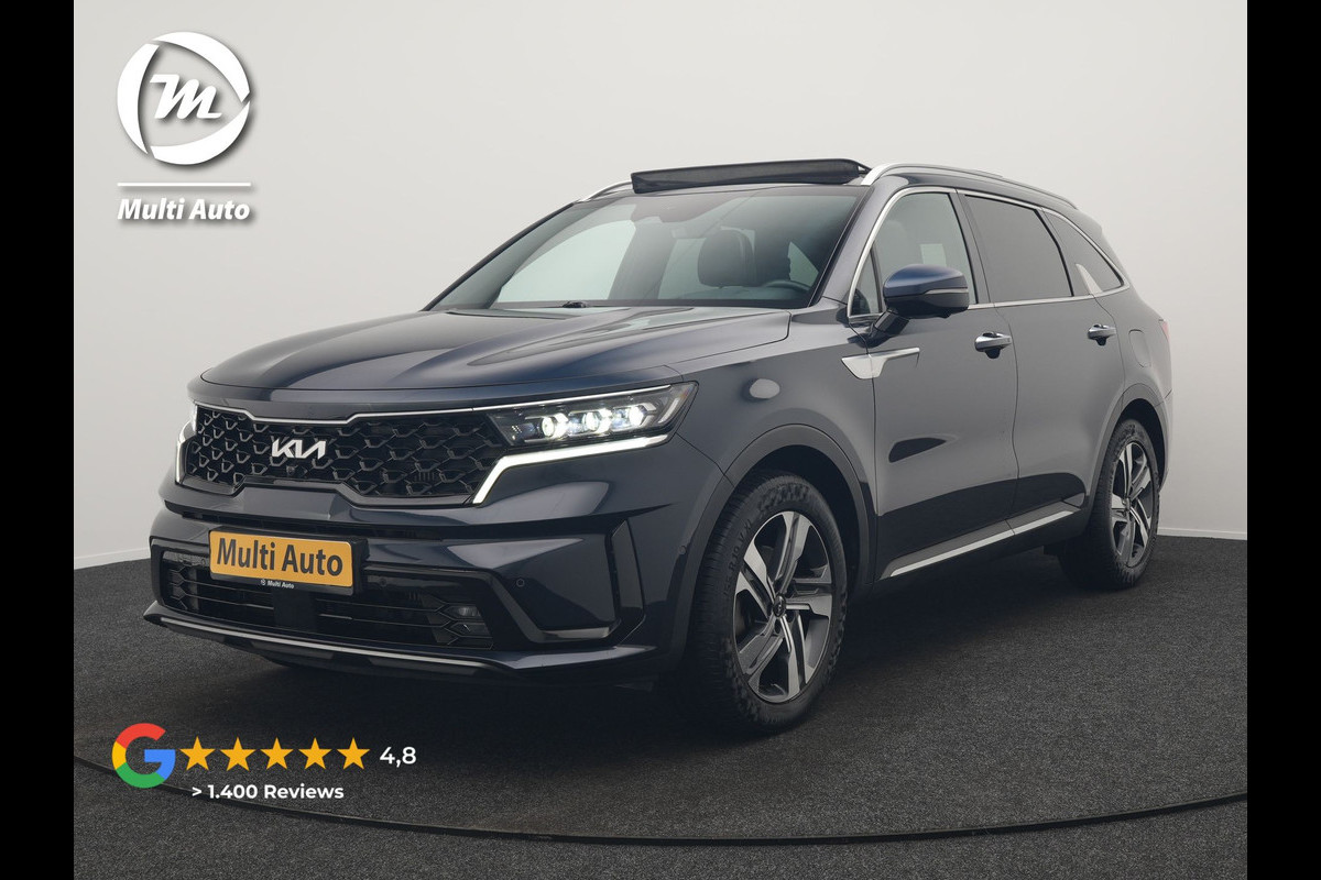 Kia Sorento 1.6 T-GDI 4WD ExecutiveLine PHEV 265pk Dealer O.H | Panodak | Trekhaak Afn. | Adaptive Cruise | Lederen Comfortzetels Ventilatie & Memory | 360 Camera | Head Up | BOSE | Cameraspiegels | Matrix LED | Plug In Hybrid |