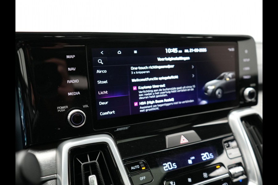 Kia Sorento 1.6 T-GDI 4WD ExecutiveLine PHEV 265pk Dealer O.H | Panodak | Trekhaak Afn. | Adaptive Cruise | Lederen Comfortzetels Ventilatie & Memory | 360 Camera | Head Up | BOSE | Cameraspiegels | Matrix LED | Plug In Hybrid |