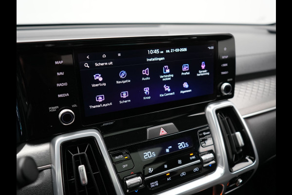 Kia Sorento 1.6 T-GDI 4WD ExecutiveLine PHEV 265pk Dealer O.H | Panodak | Trekhaak Afn. | Adaptive Cruise | Lederen Comfortzetels Ventilatie & Memory | 360 Camera | Head Up | BOSE | Cameraspiegels | Matrix LED | Plug In Hybrid |